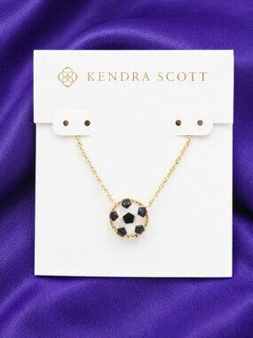 Kendra Scott Soccer Short Necklace Ivory Mother--Pearl